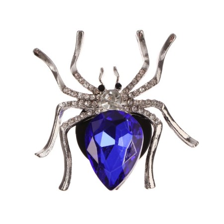 Jewelry to a car deflector, spider, flavor, 5.4 × 5.4 cm, blue