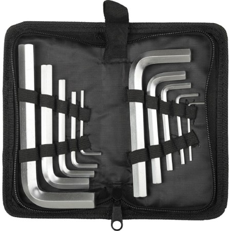 Set of IMBUS keys Stayer 2740-H10_z01, short, CR-V, HEX 2-14 mm, 10 items