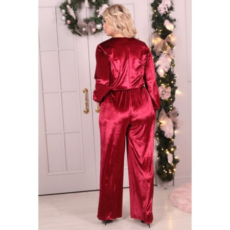Combineson female, size 52, burgundy color-1