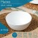 AVVIR CARVE bowl, 430 ml, d = 13 cm, glass ceramic, white color