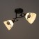 Chandelier "Arya" 2he27 40W black 47x26 cm