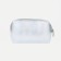 Cosmetic bag with zipper, matte color/multi -colored