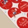 Paper stickers "Happy Year", for gifts, 9 x 16 cm, New Year
