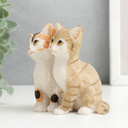 Souvenir Polystone "Kittens-Bathers" 8.5x6x8 cm-3
