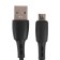 CARMEGA CAR-C -MIC1M-BK cable, microUSB-USB, 2.4 A, 1 m, black