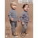 Sweater Children's Knitted Amarobaby Warm, height 92 cm, color gray color