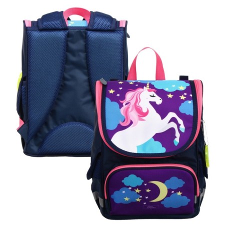 School Standard School, 34 x 25 x 13 cm, calligrata m "Unicorn", blue-5