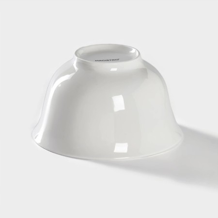 Porcelain salad Magistro "Blanche", 700 ml, d = 15 cm, white color-2