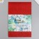 Foamiran "red shine" 2 mm A4 format (set of 5 sheets)