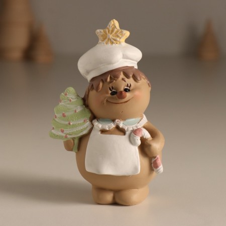 Souvenir Polystone "Snowman-Condic with gingerbread gingerbread" MIX 6.5x5x10 cm-1