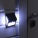 Garden lamp on a sunny battery with a motion sensor, invoice, 9.5 × 13 × 5 cm, 150 LED, white glow