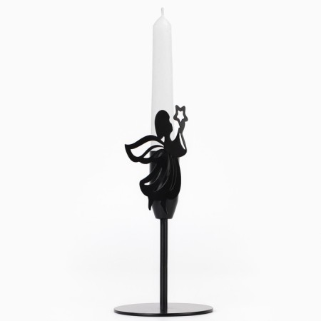 Climb "Angel", black, 7.4 x 15.3 cm, diam. under a candle 2.2 cm-1