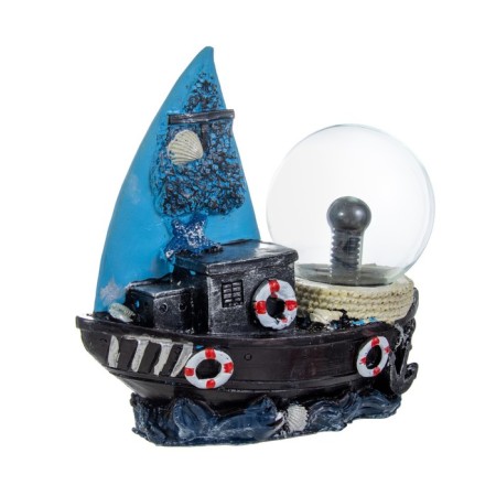 Plasma ball "Sailor" blue 25x10x22 cm Risalux-12