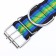 The collar is four -layer, 75 x 5 cm, multi -colored