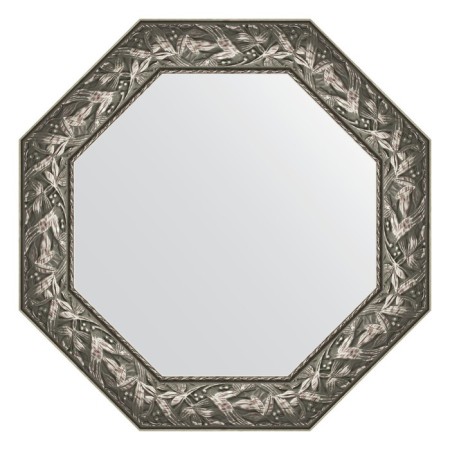 Mirror in the baguette frame, Byzantium silver 99 mm, 73x73 cm