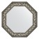 Mirror in the baguette frame, Byzantium silver 99 mm, 73x73 cm