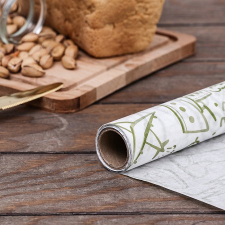 Siliconized "Children's" paper, khaki 0.38 x 5m-1