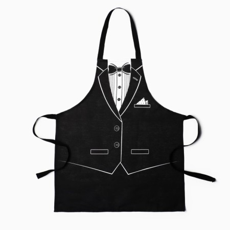 Apron Dilyana "Gentlemen", 60 × 70 cm, cotton 100 %, mobble-3