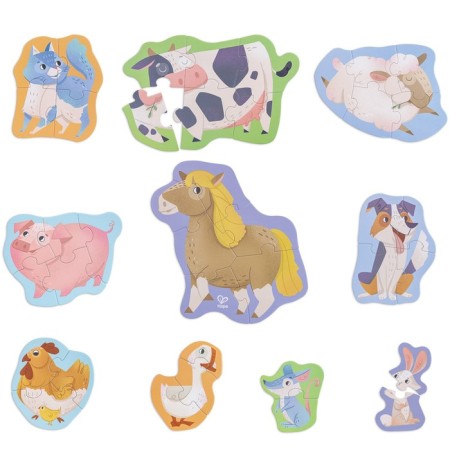 Puzzle for children Hape "Animals on the farm"