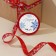 A satin decorative ribbon "Gifts", 1.5 cm × 5 m