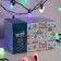 Girland “thread” 10 m with nozzles “balls 2.5 cm”, IP44, dark thread, 100 LED, glow of multi (RG/RB), flashing, 220 V