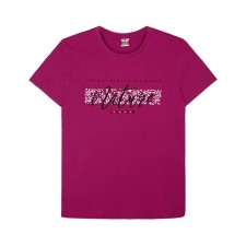 Female T -shirt, size 54, berry color