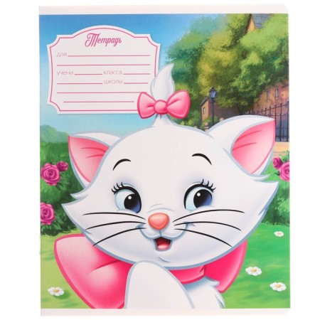 Notebook in a cage 12 sheets, 5 types of mix, cover coated cardboard, cats aristocrats-2