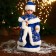 Snow Maiden "In a blue fur coat and hat" moves, 40 cm