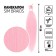 SIM-BRAIDS Kanecalon is monophonic, corrugated, 65 cm, 90 grams, light pink color (#III Pink)
