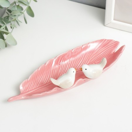 Souvenir ceramic stand "Birds on a long sheet" mix 5x20.5x7.5 cm-3