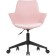 Computer chair Tulin plastic/eco -leather, black/pink/white 60x60x83 cm