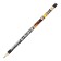 Pencil of simple (black) naruto hb, sharpened, with an eraser