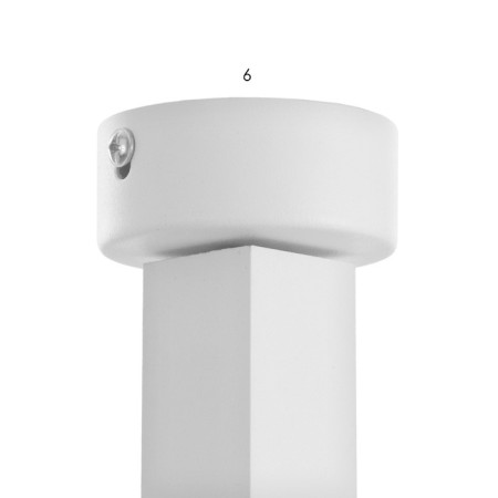 Bayerlux lamp "Robum" LED 10W white 6x6x60cm-5