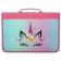 Brauberg A4 lightning folder with a pen, with an organizer, 1 department, "Unicorn", 271447