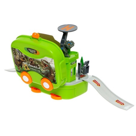Parking "Dinosaur", in a backpack, with a helicopter platform, 1 dinosaur, 1 machine-4