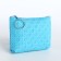Women's wallet with lightning, blue color
