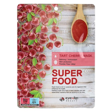 Facial face mask Eyenlip Super Food Tart Cherry, 23 ml