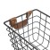 Bergenson Bjorn Benoy basket, 28x16x13 cm, black color