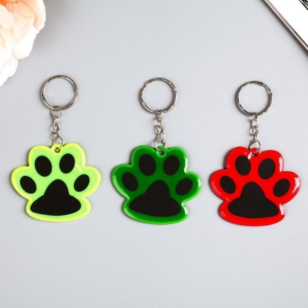 Browler plastic reflective "paw" mix 5.5x5 cm-2