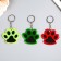 Browler plastic reflective "paw" mix 5.5x5 cm