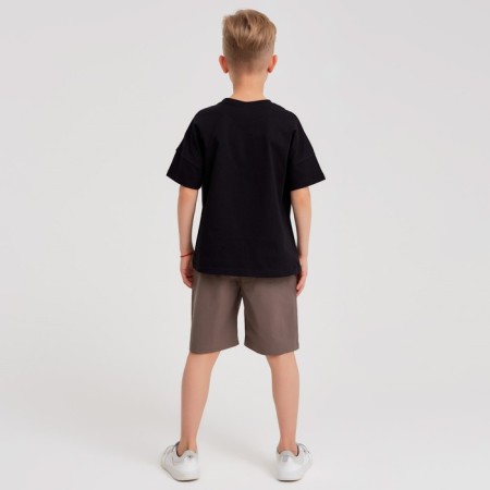 T -shirt Children's minku "Birch", Black color, height 158-2