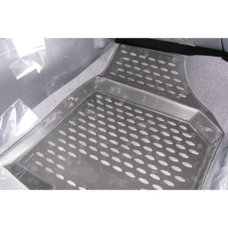 Rugs in the cabin Kia Soul 2008-2016, 4 pcs. (polyurethane)-2
