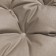 Villy swing pillow, diameter 60 cm, dark beige color