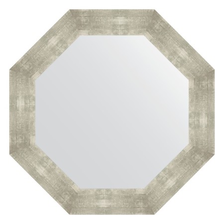 Mirror in the baguette frame, aluminum 90 mm, 71x71 cm