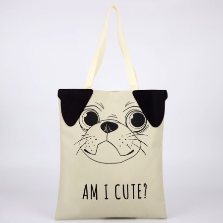 Bag "dog", 35 x 0.5 x 40 cm, beige-3