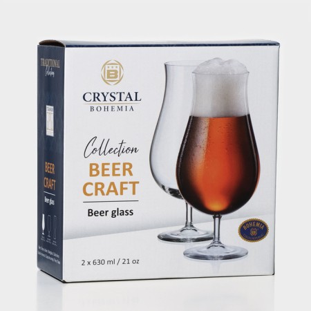 A set of glass glasses for beercraft beer, 630 ml, 2 pcs-7