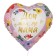 Foil ball 18 "" Home where Mom ", heart, with a substrate