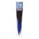 SIM-BRAIDS AFROKOSOS, 60 cm, 18 strands (CE), chestnut/blue color (#FR-19)
