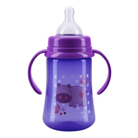 A bottle for feeding with handles, a wide throat, 250 ml, from 6 months.-2