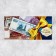 Money envelope "Happy Birthday", money and bow, 16.5 × 8 cm